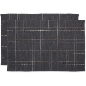 image:imageDII Woven Rugs Collection Recycled Yarn Reversible 2x3 Area Rug Set Mineral Plaid 2 PieceMineral Plaid