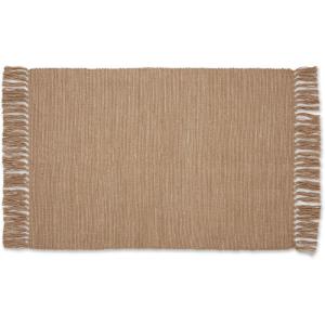 image:imageDII Woven Rugs Collection Ribbed Reversible Cotton 2x3 Stone amp OffWhiteStone  Offwhite
