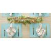 image:imageDII TwoToned Collection Tabletop Placemat Set Sage 6 PieceAqua