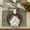 image:imageDII TwoToned Collection Tabletop Placemat Set Sage 6 PieceSage