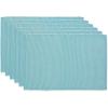 image:imageDII TwoToned Collection Tabletop Placemat Set Sage 6 PieceAqua