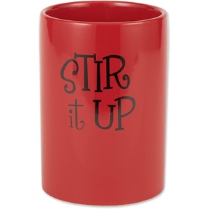 image:imageDII Kitchen Accessories Retro Collection Ceramics Utensil Holder Red