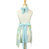 image:imageDII Womens Cotton Skirted Kitchen Apron for Cooking Baking amp Crafts Adjustable with Generous Waist Ties Aqua Daisy One Size