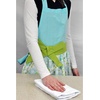 image:imageDII Womens Cotton Skirted Kitchen Apron for Cooking Baking amp Crafts Adjustable with Generous Waist Ties Aqua Daisy One Size