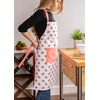 image:imageDII Womens Spring amp Summer Apron Collection Adjustable Two Large Pockets amp Extra Long Ties One Size Fits MostMelon Print