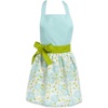 image:imageDII Womens Cotton Skirted Kitchen Apron for Cooking Baking amp Crafts Adjustable with Generous Waist Ties Aqua Daisy One Size